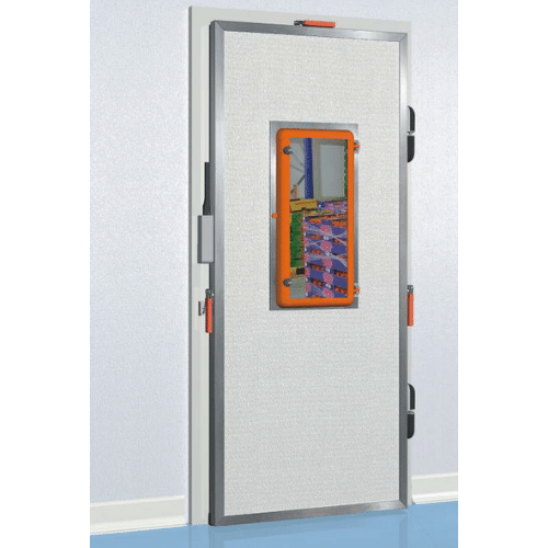 hinged door for controlled atmosphere