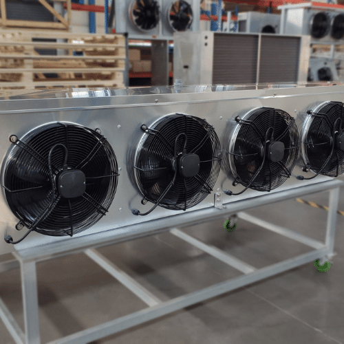 refrigeration evaporating unit with 4 fans