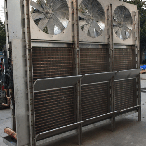 refrigeration evaporating unit with 6 fans